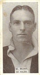 1933 Wills's Victorian Footballers (Small) #40 Bill Mohr Front